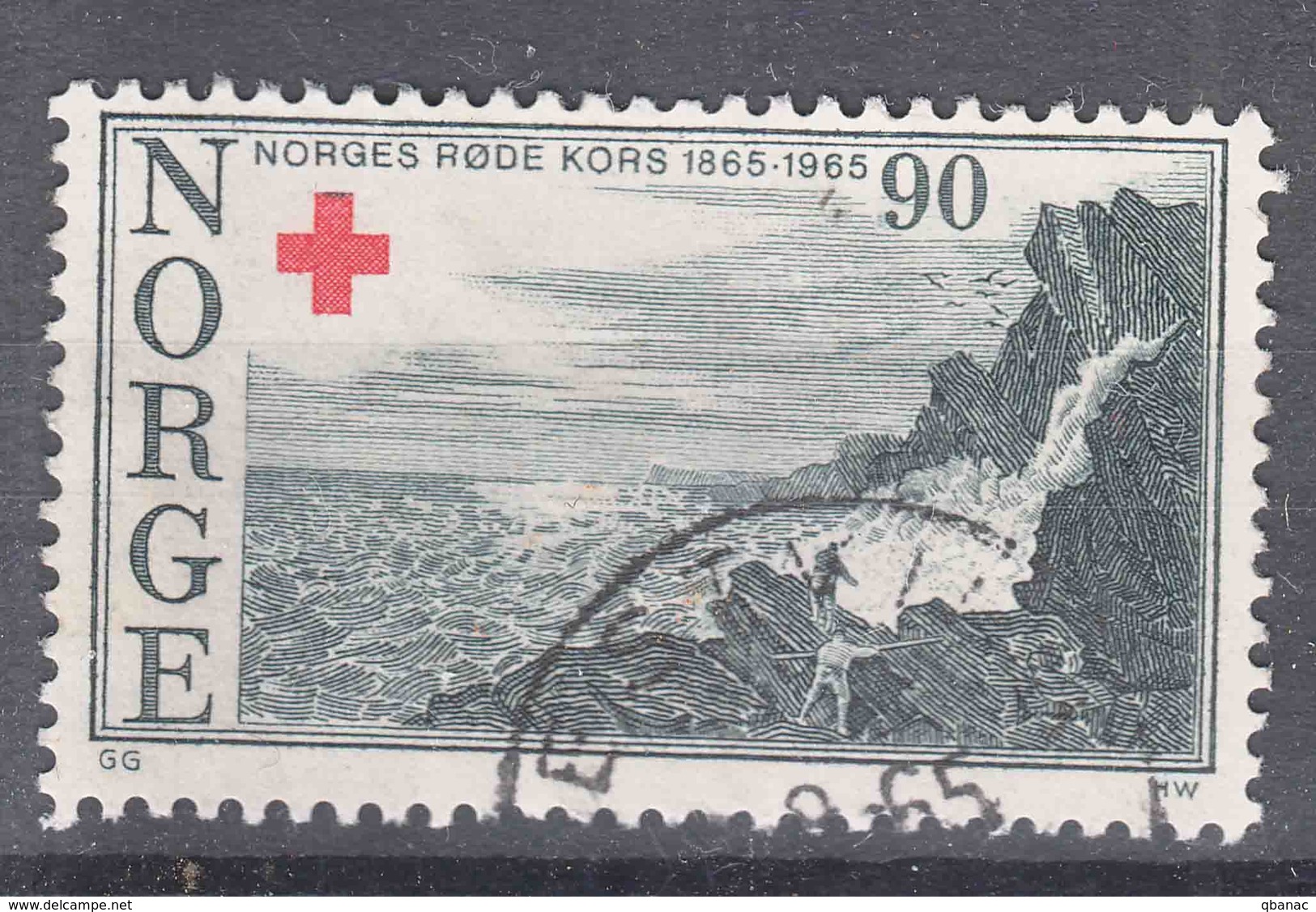 Norway 1965 Red Cross Mi#531 Used - Oblitérés