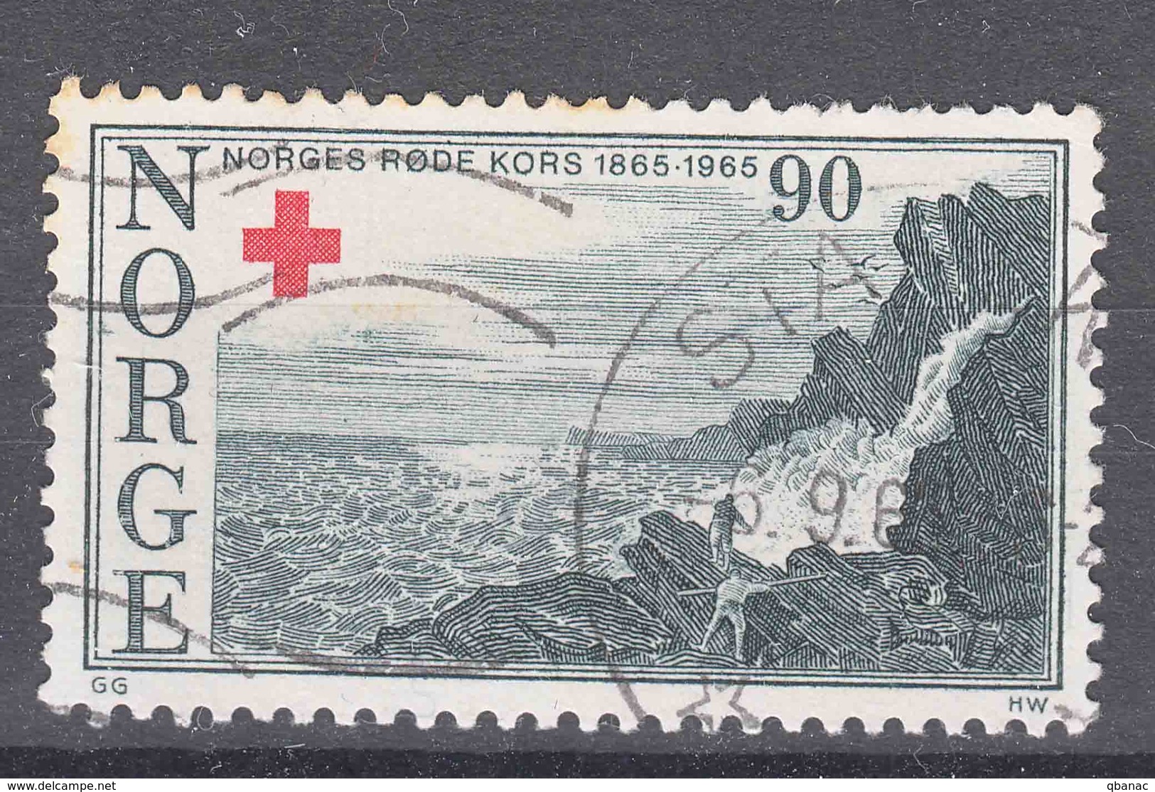 Norway 1965 Red Cross Mi#531 Used - Oblitérés