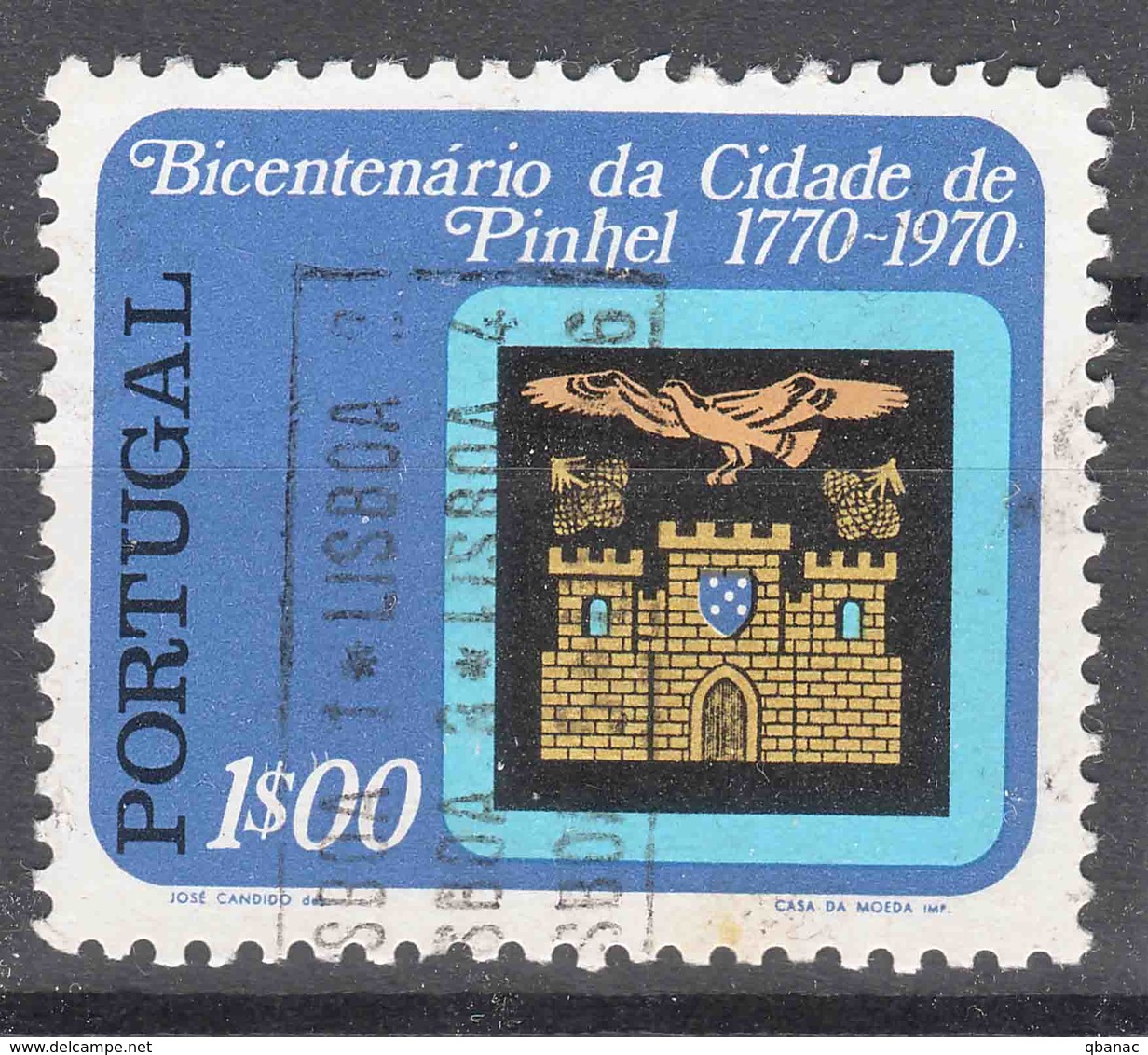 Portugal 1972 Mi#1160 C, Perforation 12:12.5, Used - Oblitérés
