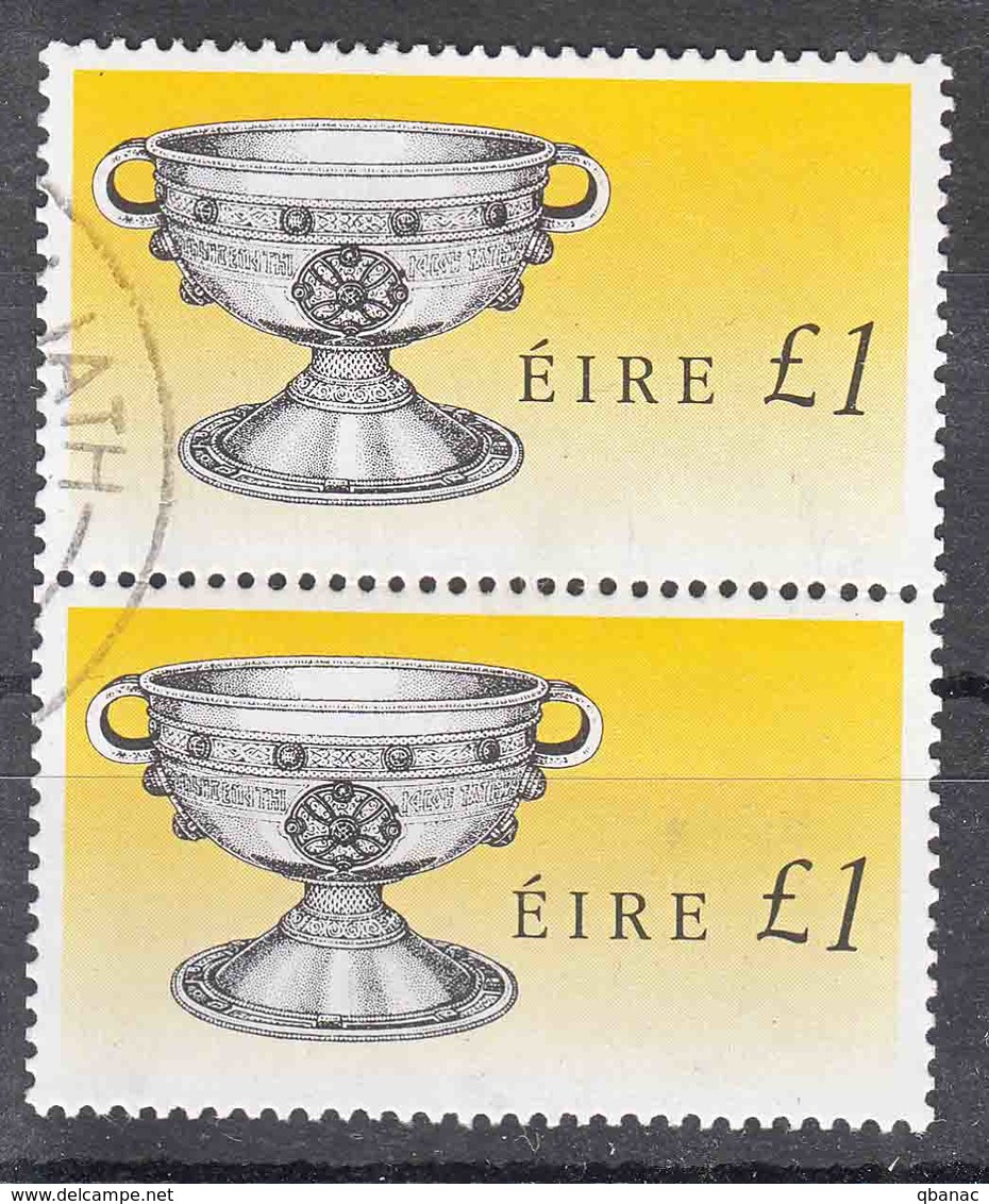 Ireland Irland Eire 1990 Mi#707 Used Pair - Gebruikt