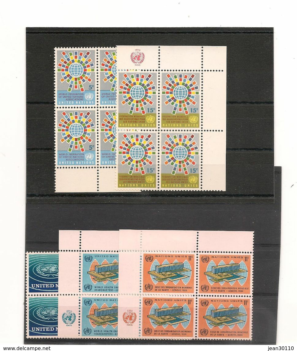 1966 N°Y/T : 148/158**  BLOC DE 4 COTE : 34,85 € - Unused Stamps