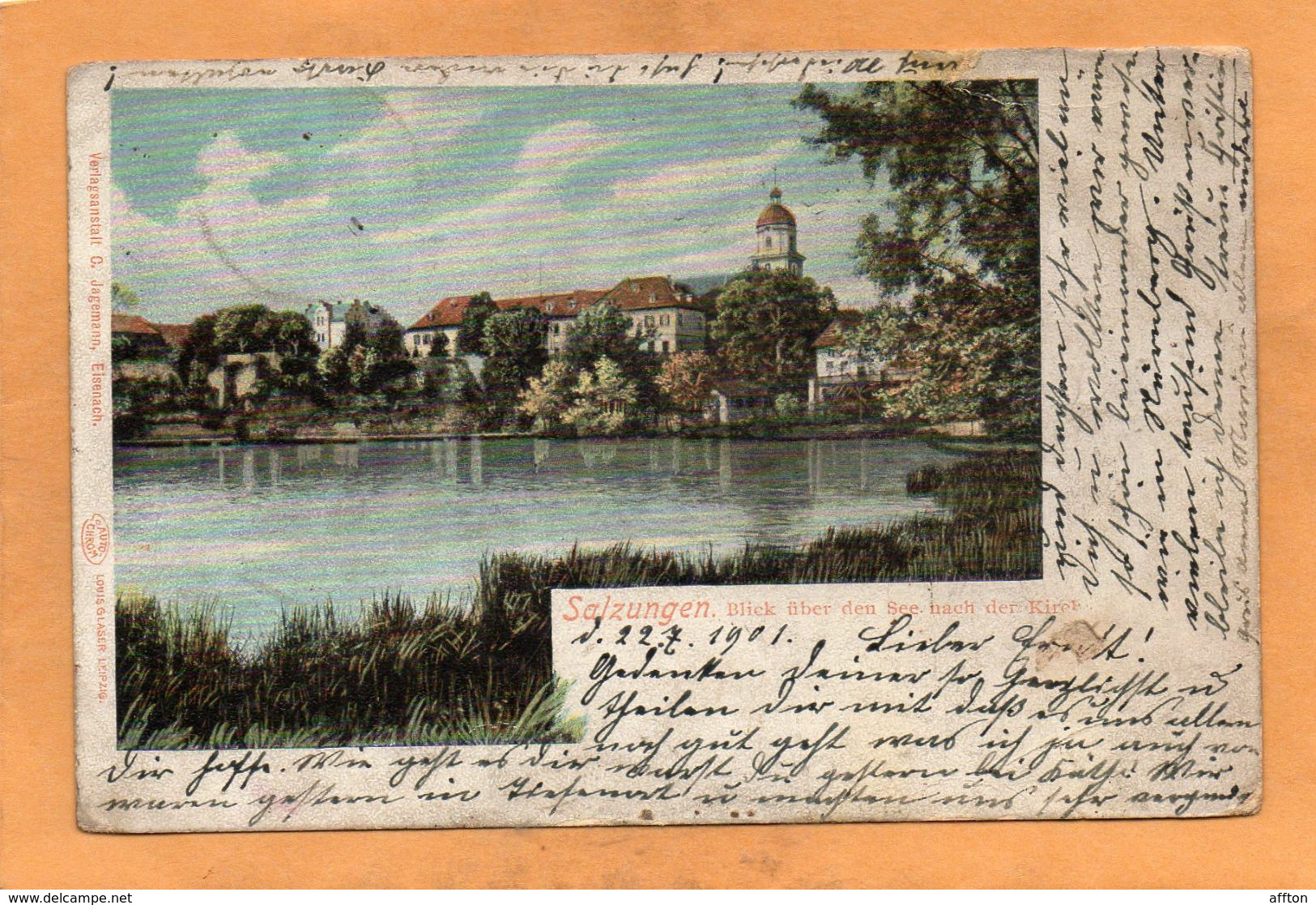 Bad Salzungen Germany 1920  Postcard - Bad Salzungen