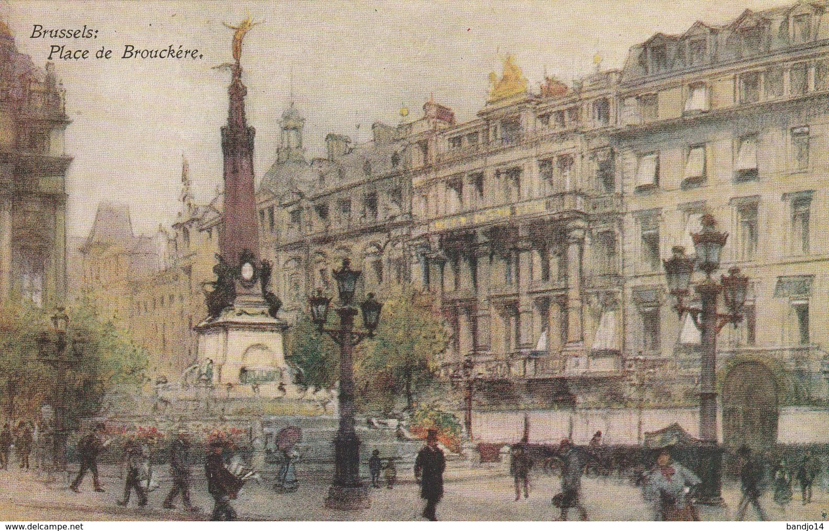 Bruxelles - Brussels - Illustrateur  A. Forestier - Place De Brouckére  - Scan Recto-verso - Konvolute, Lots, Sammlungen