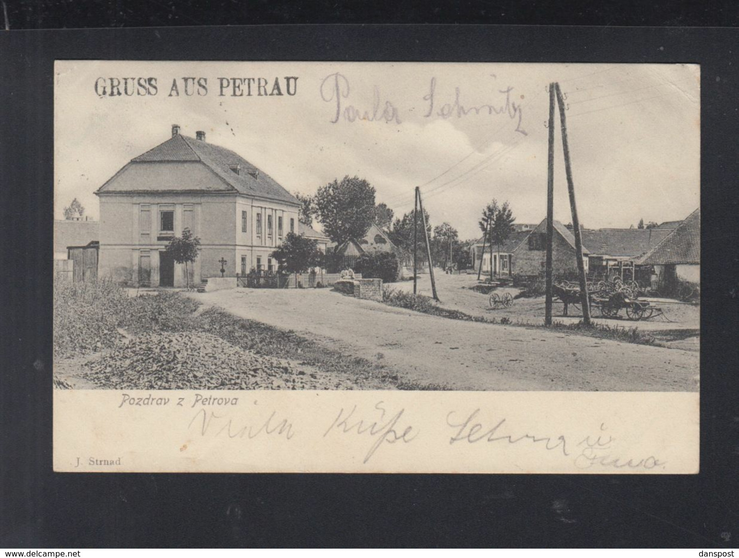 KuK Tschechien AK Petrau Petrov Hodonin Strážnice 1905 - Czech Republic