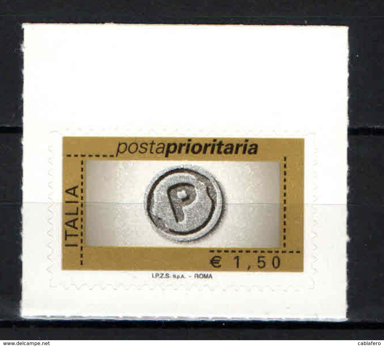 ITALIA - 2007 - POSTA PRIORITARIA - € 1,50 - AUTOADESIVO - 2001-10: Mint/hinged