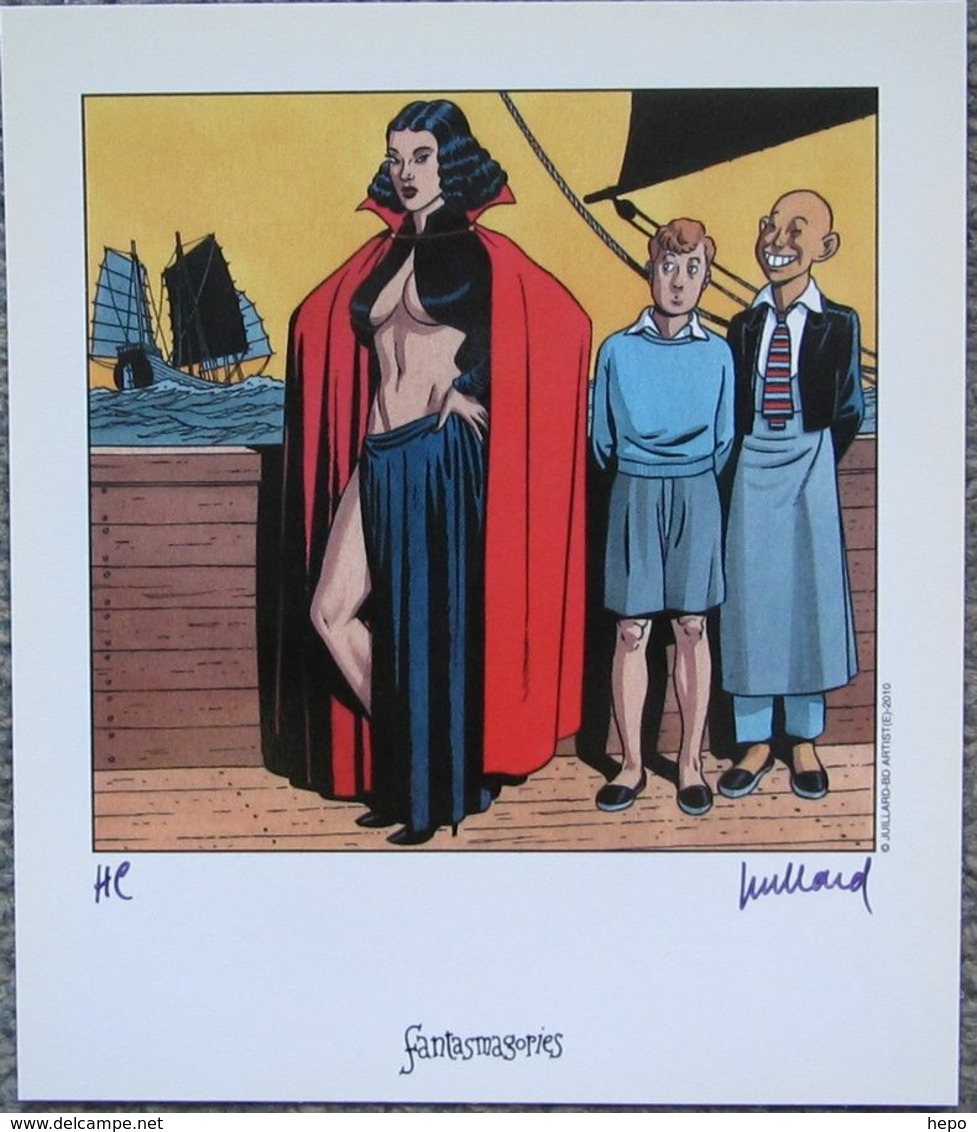 Juillard - Terry Et Les Pirates - Ex Libris Signé HC - Illustrateurs J - L