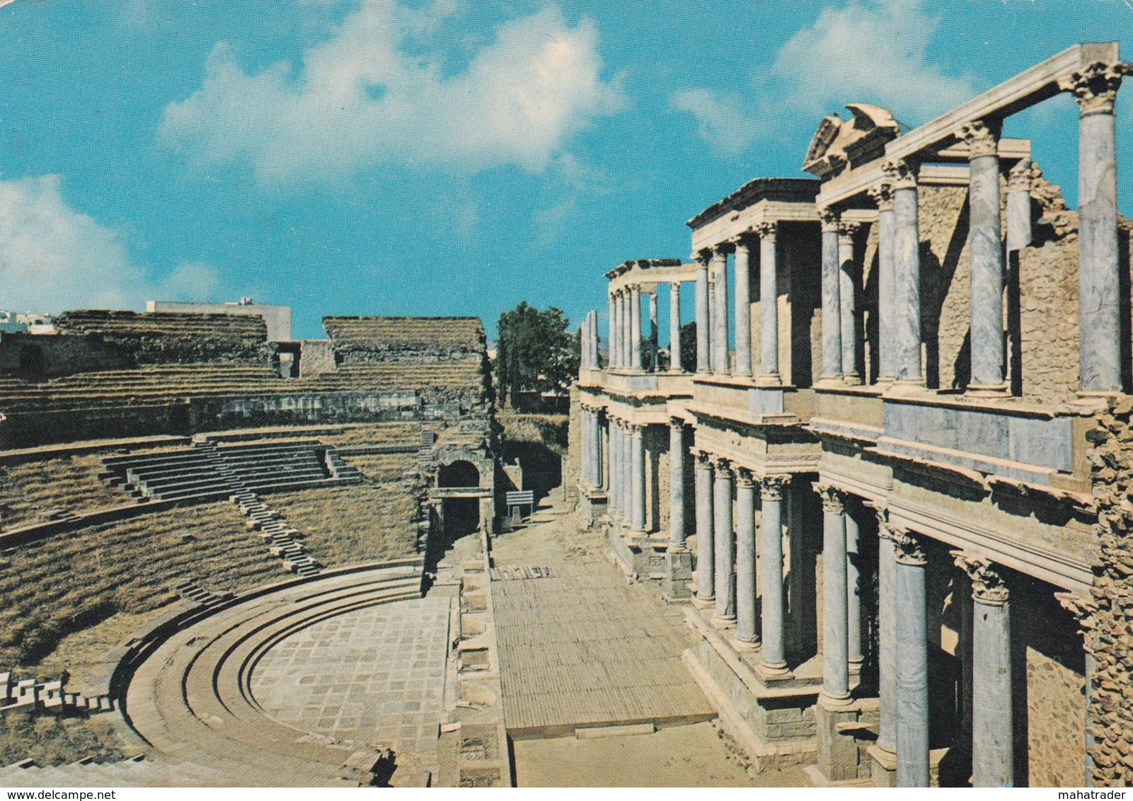 Spain - Merida - Teatro Romano Roman Theatre - Mailed 1972 / Stamps - Badajoz