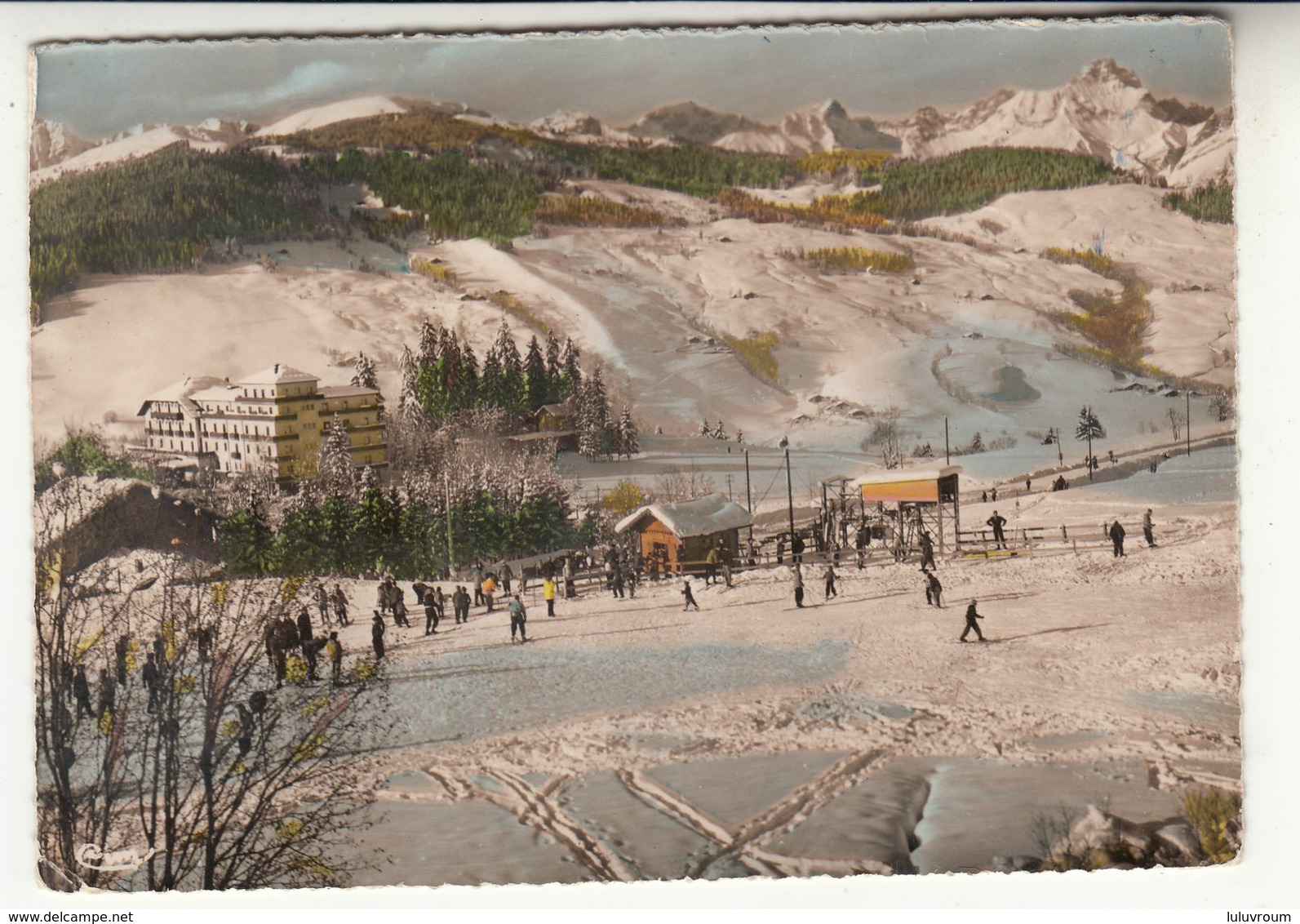 74 - Megève - Hôtel Du Mont-d'arbois - Monte-pente (1962) - Megève