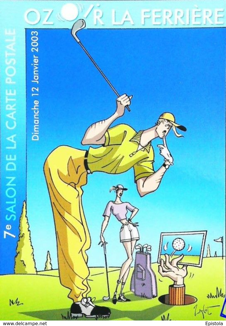 Illustration Ferdinand  ZACOT - OZOIR LA FERRIERE -   Le GOLF   Dimanche 2003 - Zacot, Fernand