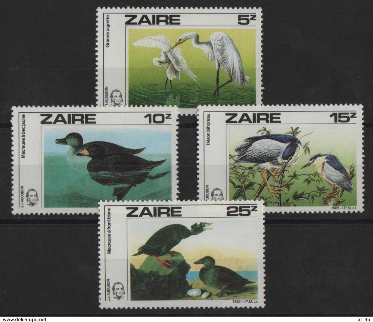 Zaire - N°1208 à 1211 - Faune - Oiseaux - Cote 8€ - * Neufs Avec Trace De Charniere - Neufs