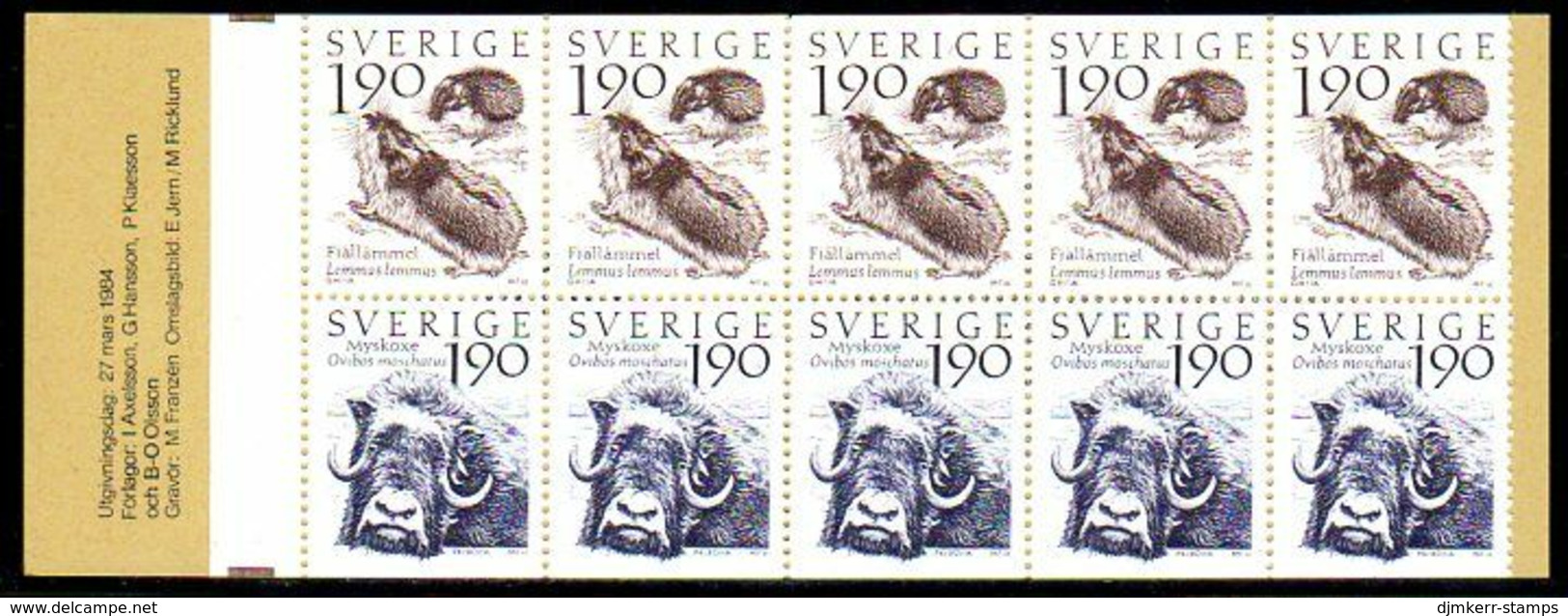SWEDEN 1984 Nature Protection Booklet MNH / **.  Michel MH97 - 1981-..