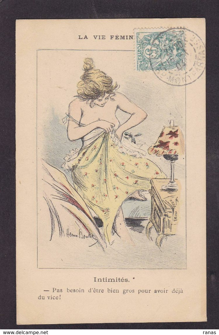 CPA Boutet Henri Femme Women Glamour Art Nouveau Circulé érotisme - Boutet