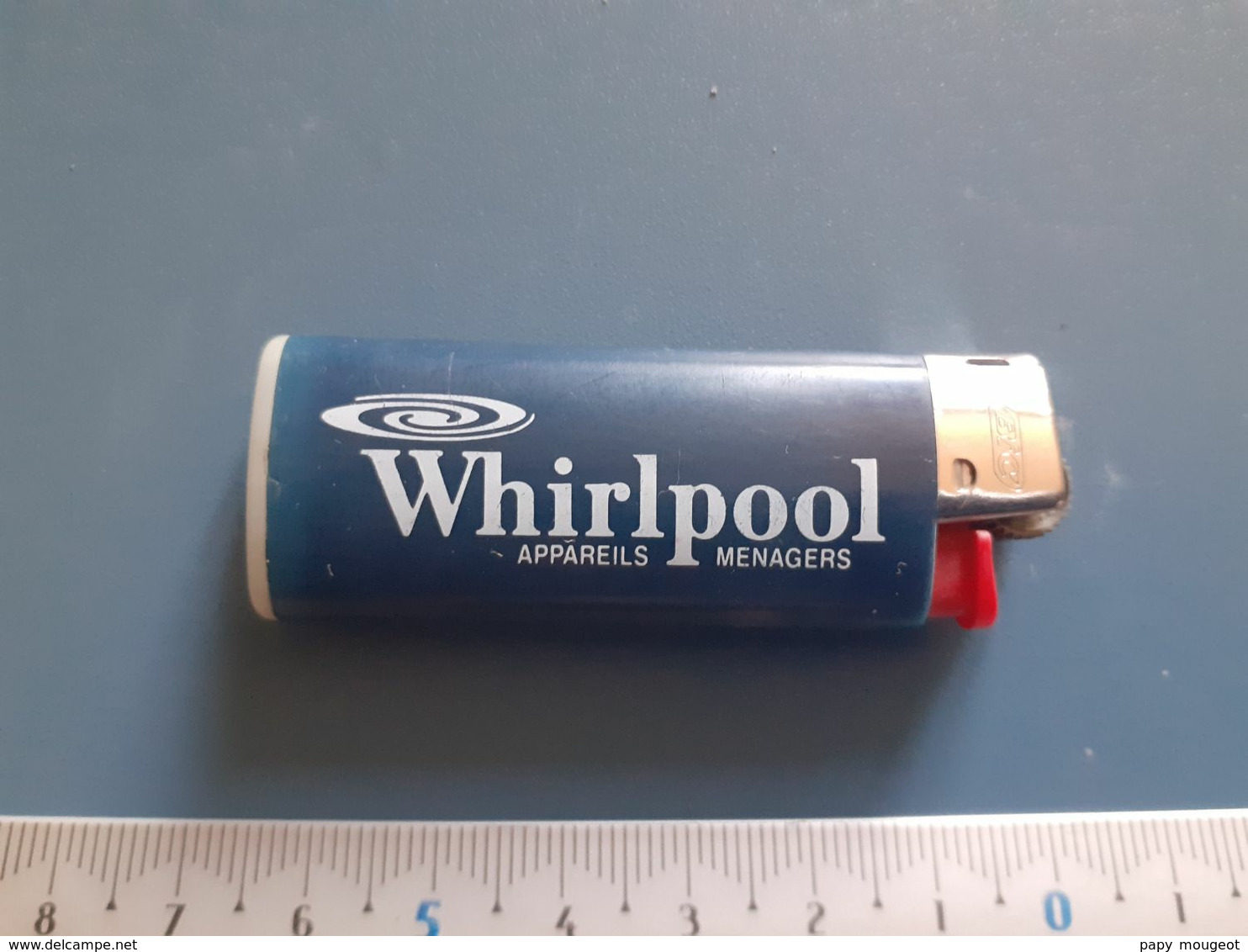 Briquet Publicitaire Usagé  - Bic - Whirlpool - Autres & Non Classés