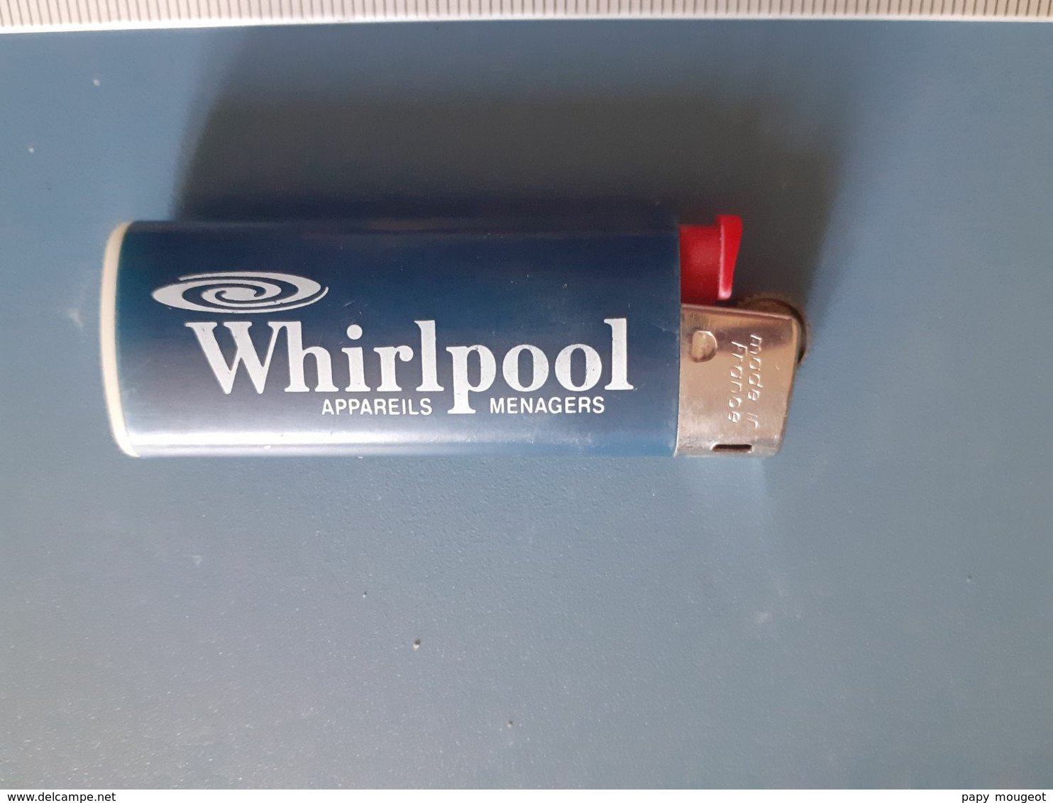 Briquet Publicitaire Usagé  - Bic - Whirlpool - Autres & Non Classés