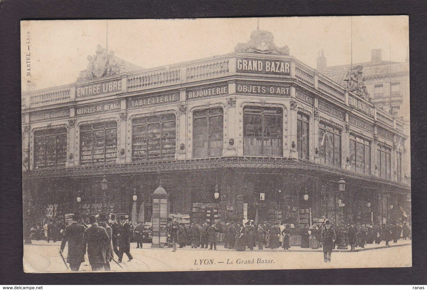 CPA Rhône 69 Lyon Commerce Shop Devanture Magasin Circulé - Sonstige & Ohne Zuordnung