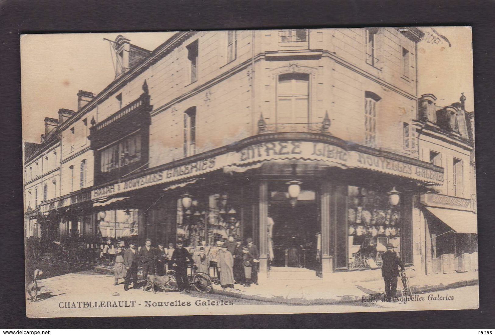 CPA Vienne 86 Chatellerault Commerce Shop Devanture Magasin écrite - Chatellerault