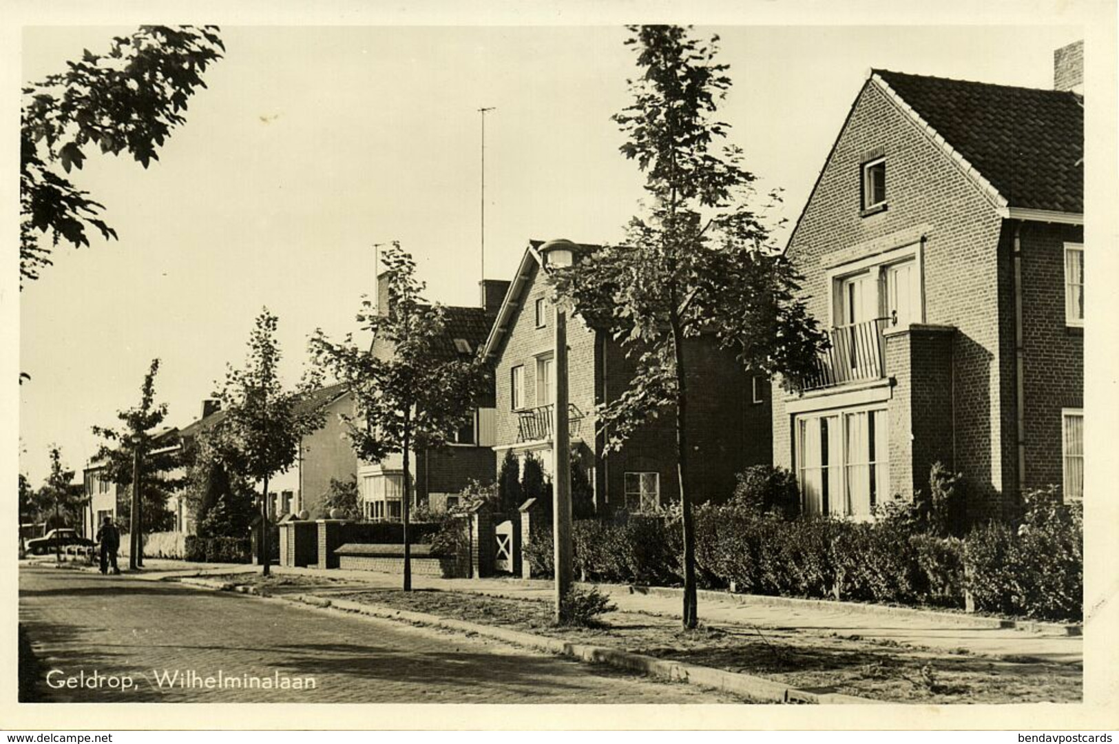 Nederland, GELDROP, Wilhelminalaan (1950s) Ansichtkaart - Geldrop