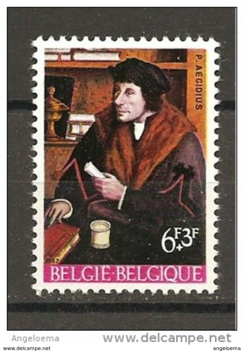 BELGIO - 1967 QUENTIN METSYS Ritratto Di Pierre Gilles Storico E Teologo (Galleria Palazzo Barberini, Roma) Nuovo** MNH - Theologen