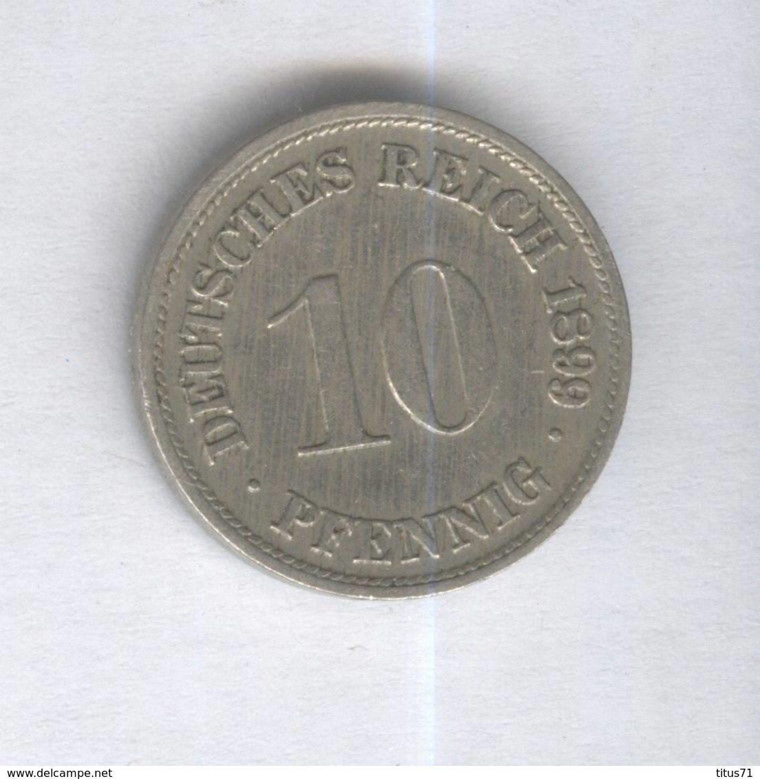 10 Pfennig Allemagne / Germany 1899 D - TTB+ - 10 Pfennig