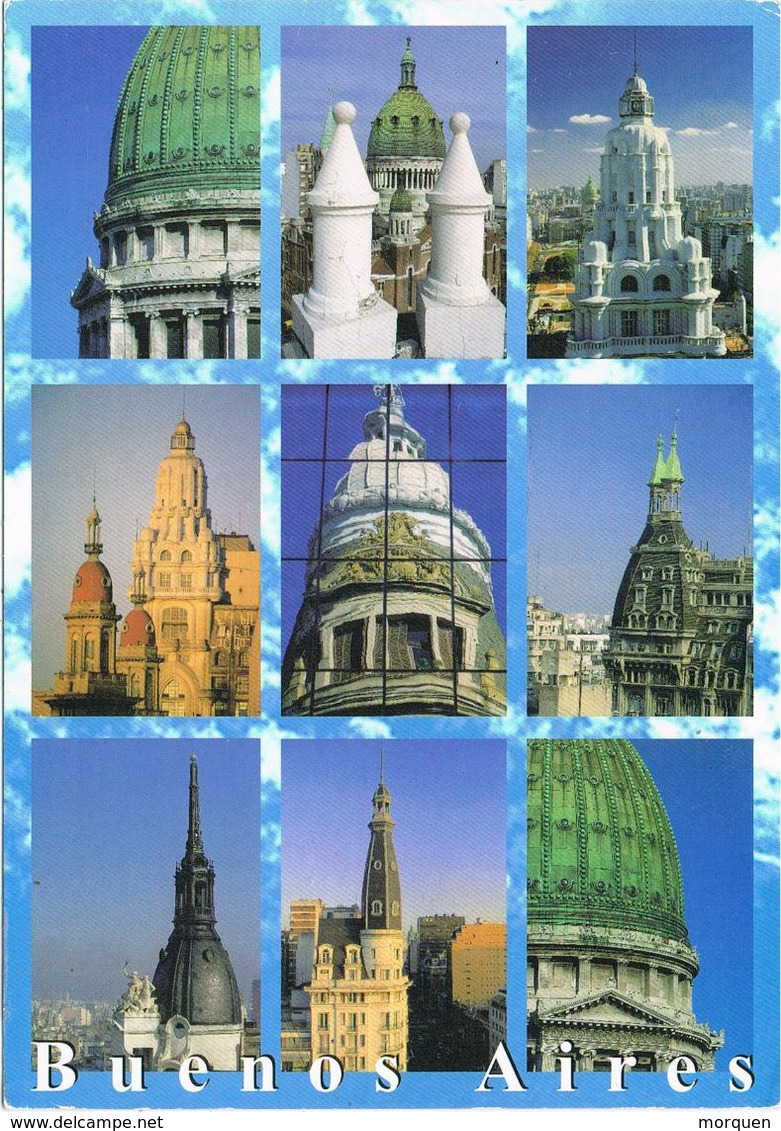 37686. Postal Aerea BUENOS AIRES (Argentina) 2004. Matasellos De URUGUAY En Transito - Cartas & Documentos