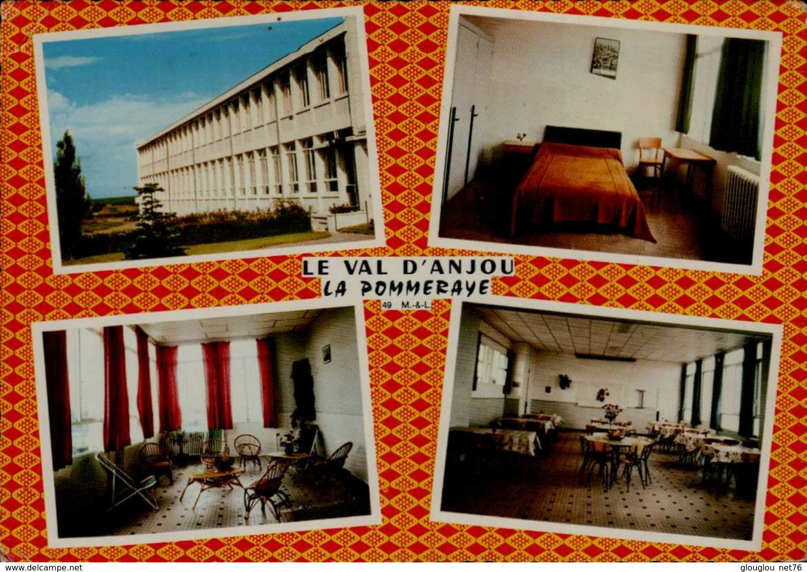 49-LA POMMERAYE...MAISON FAMILIALE DE VACANCES "LE VAL D'ANJOU"...4 VUES....CPM - Altri & Non Classificati