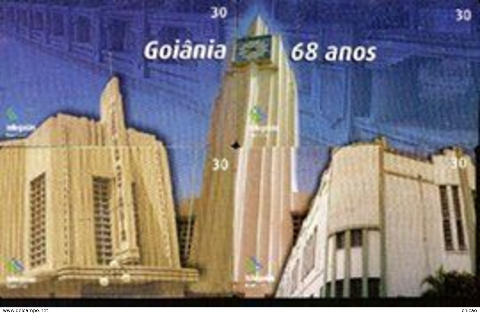 Brazil 0402 GO 2001 (puzzle) Série: Goiania 68 Anos (4 Cts) - REF.0402 - Puzzle