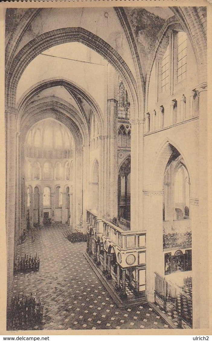 AK Tournai - Transept Et Jube De La Cathédrale - Feldpost Deutsches Theater Lille - 1917  (51904) - Tournai