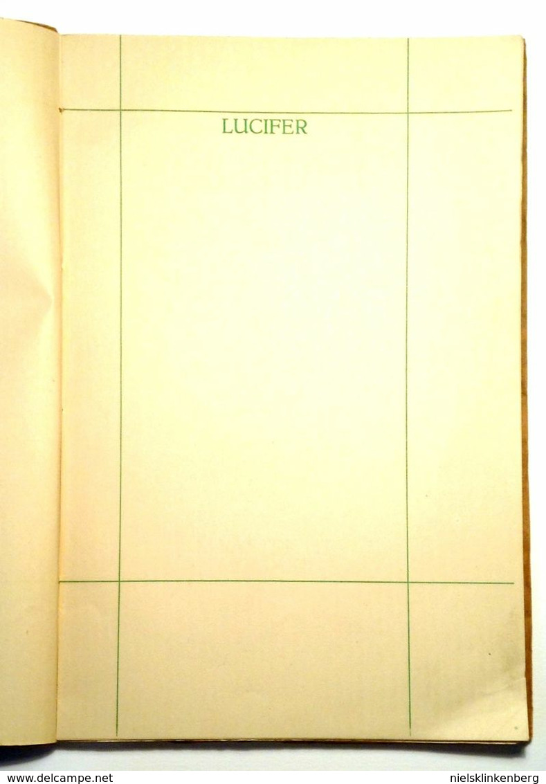 VONDEL, JOOST VAN DEN Lucifer. Treurspel. Praecipitemque Immani Turbine Adegit. Maastricht, Leiter-Nypels, 1922. - Dichtung