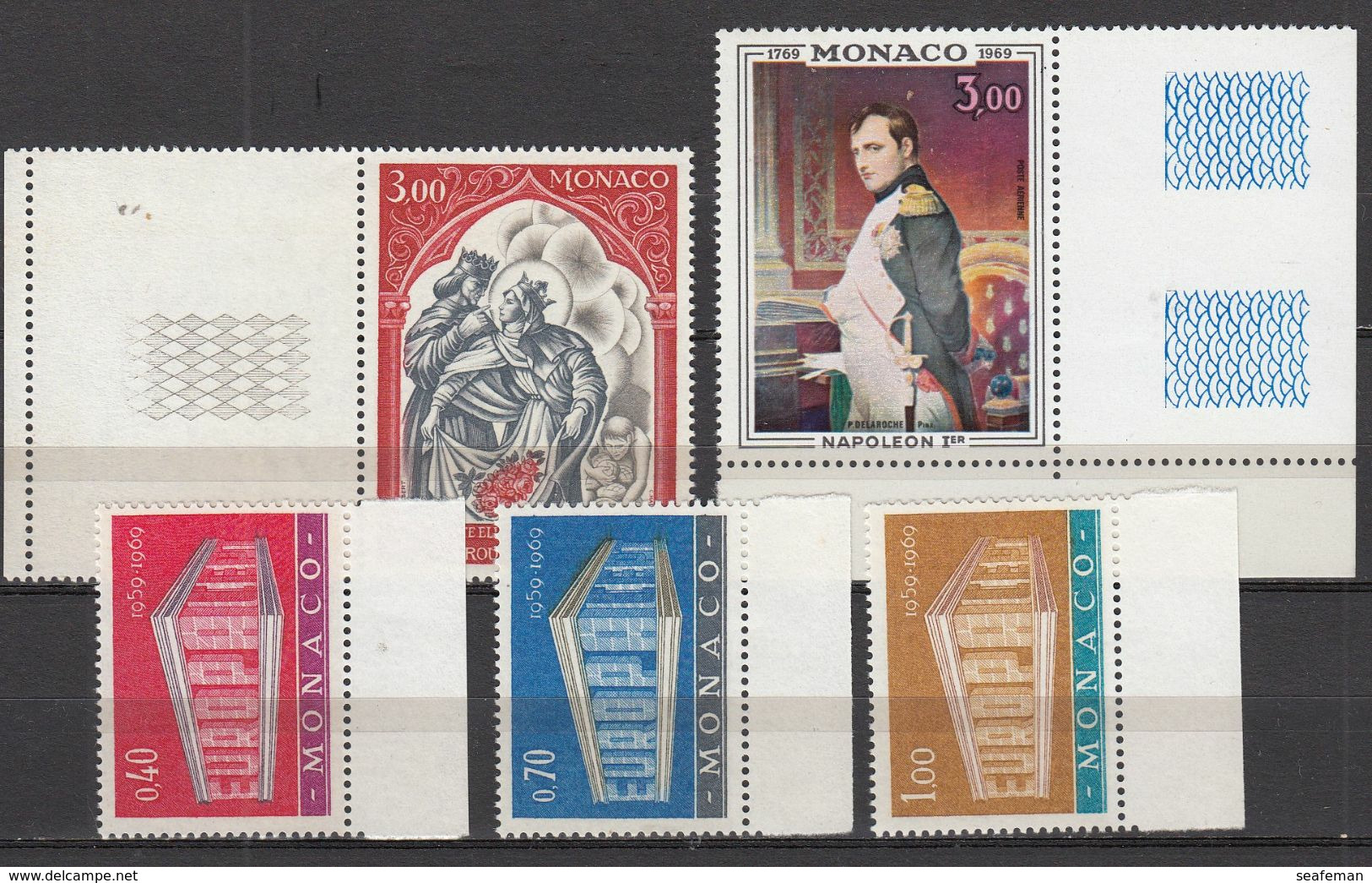 MONACO COLLECTION,many POSTFRISCH,mostly good quality,high cw,used/MNH/MH,see 81 scans [85]