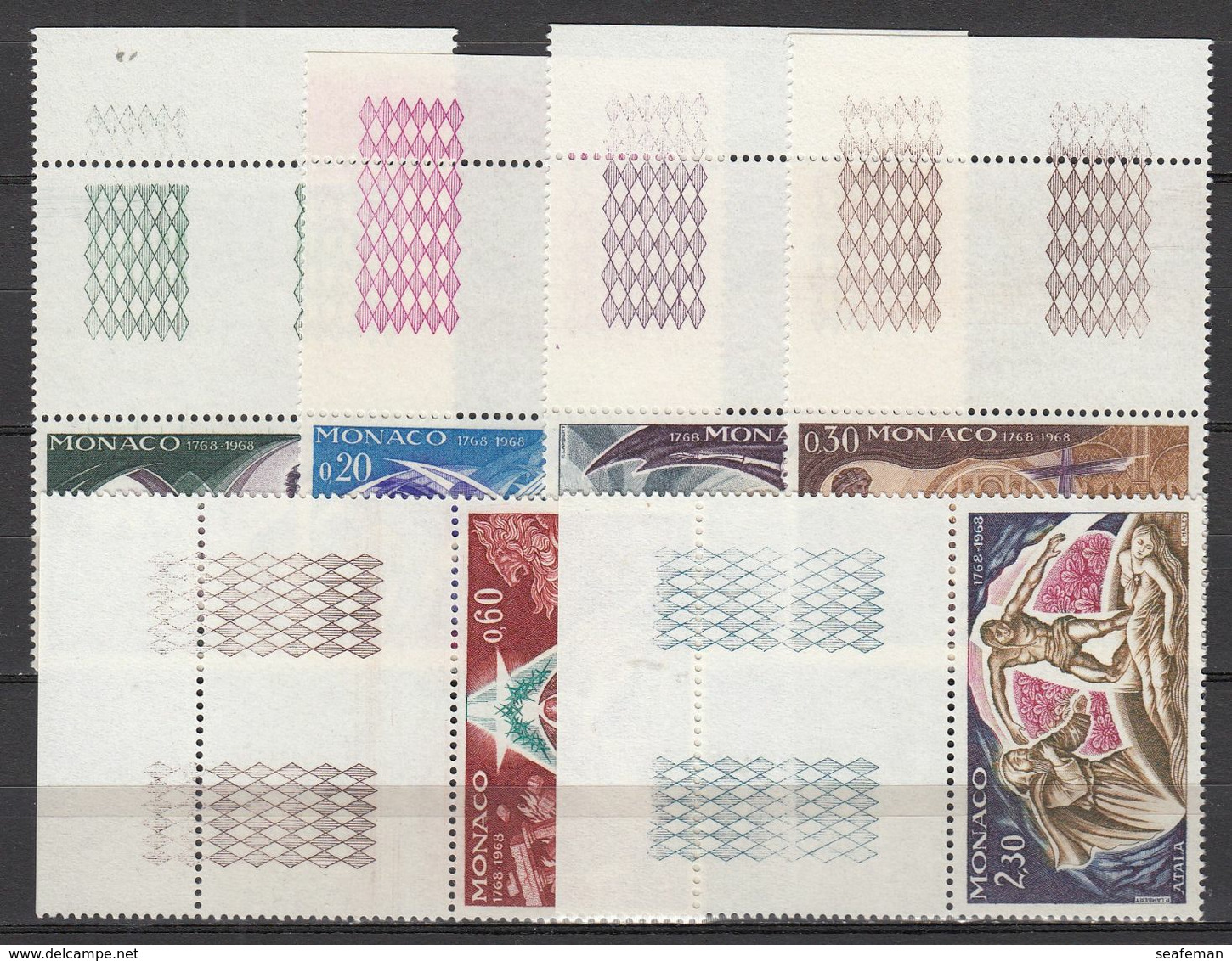 MONACO COLLECTION,many POSTFRISCH,mostly good quality,high cw,used/MNH/MH,see 81 scans [85]