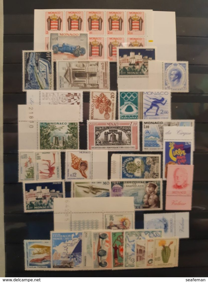 MONACO COLLECTION,many POSTFRISCH,mostly good quality,high cw,used/MNH/MH,see 81 scans [85]