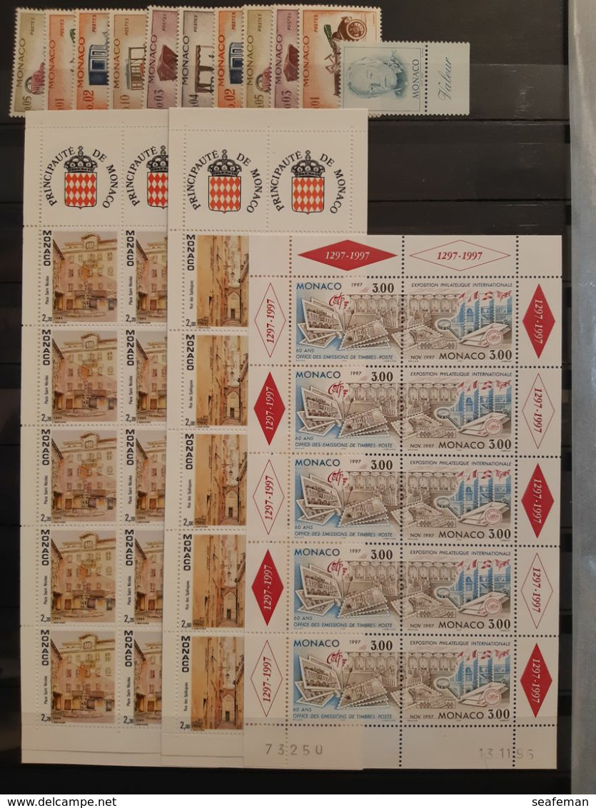 MONACO COLLECTION,many POSTFRISCH,mostly good quality,high cw,used/MNH/MH,see 81 scans [85]