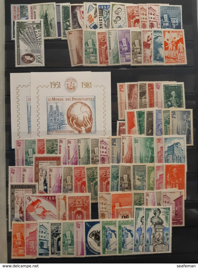 MONACO COLLECTION,many POSTFRISCH,mostly good quality,high cw,used/MNH/MH,see 81 scans [85]