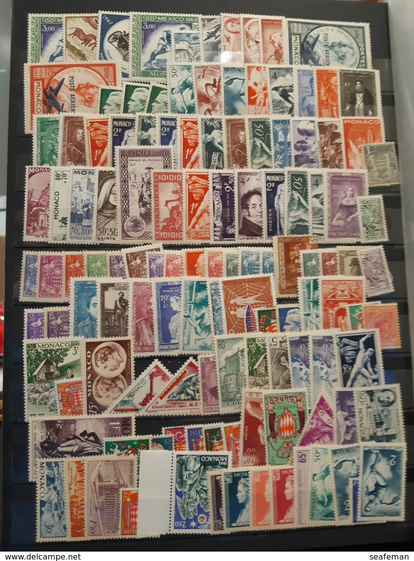 MONACO COLLECTION,many POSTFRISCH,mostly good quality,high cw,used/MNH/MH,see 81 scans [85]