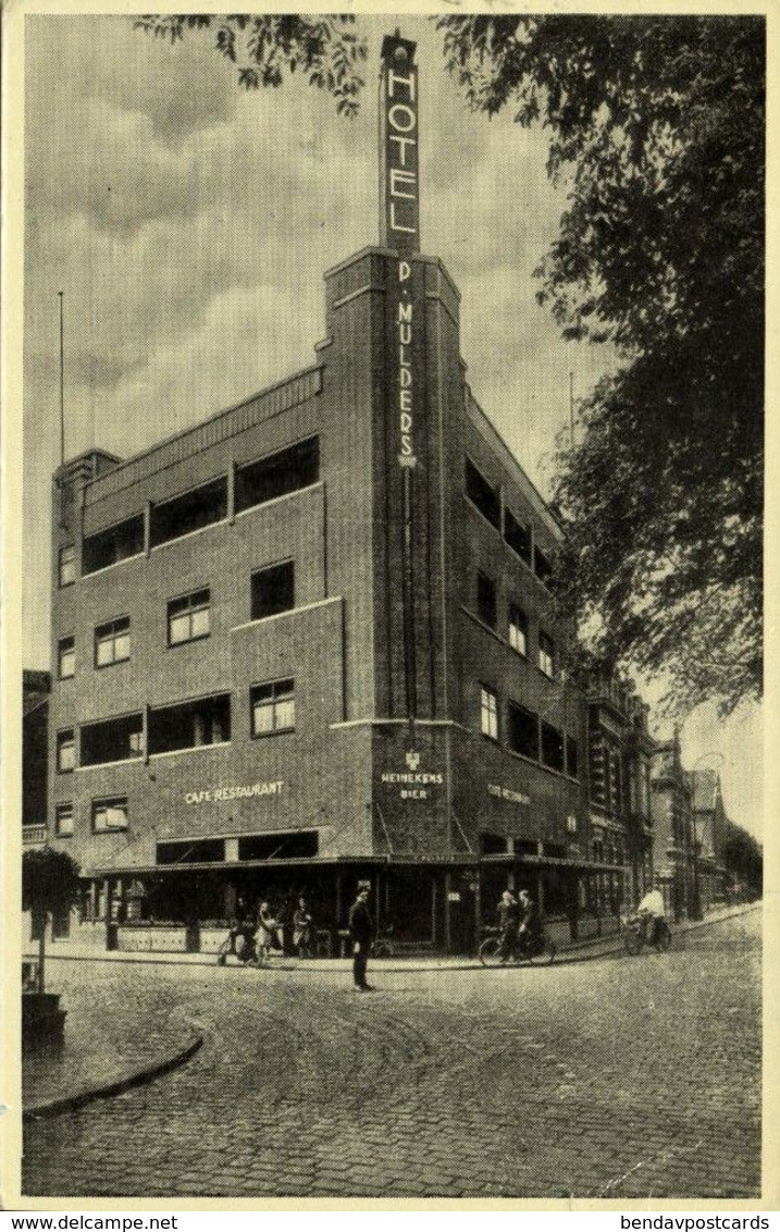 Nederland, TILBURG, Hotel Piet Mulders, Spoorlaan (1951) Ansichtkaart - Tilburg