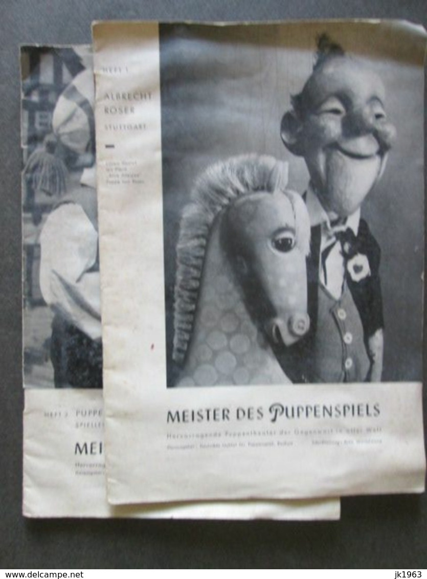 MEISTER DES PUPPENSPIELS, ZWEI MAGAZINE,  MASTER OF MARIONNETTE, TWO MAGAZINES - Theater & Drehbücher