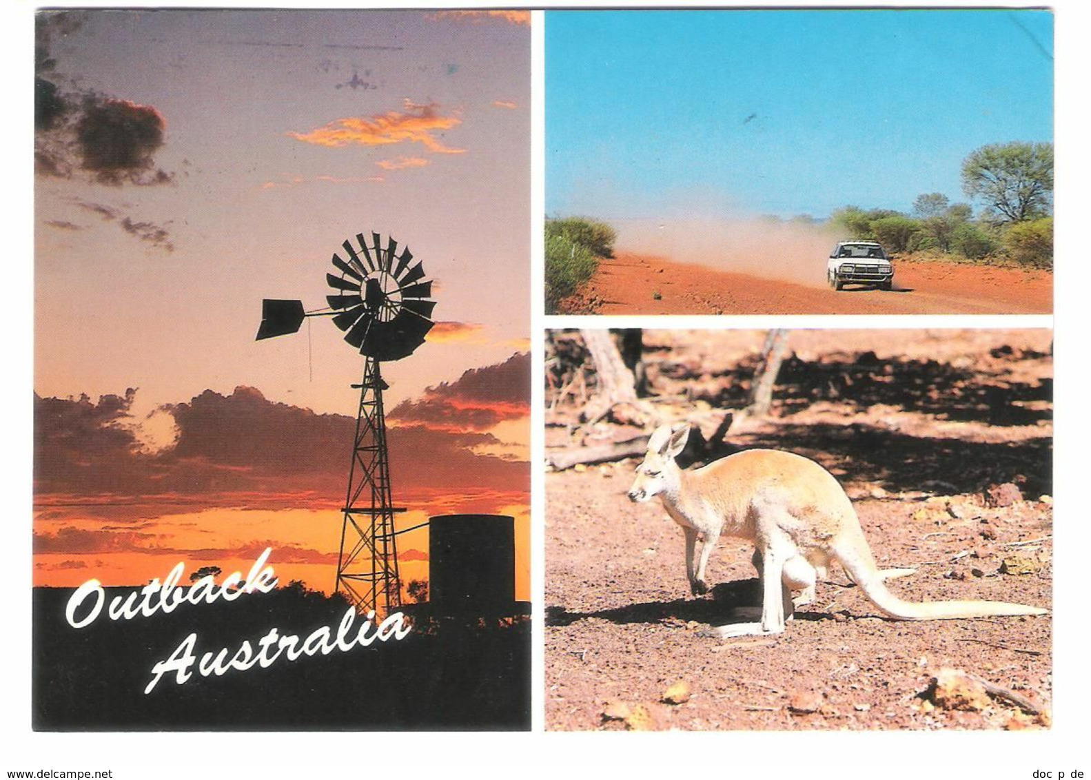 Australia - Outback - Känguru - 3x Nice Stamp`s Timbre - Outback