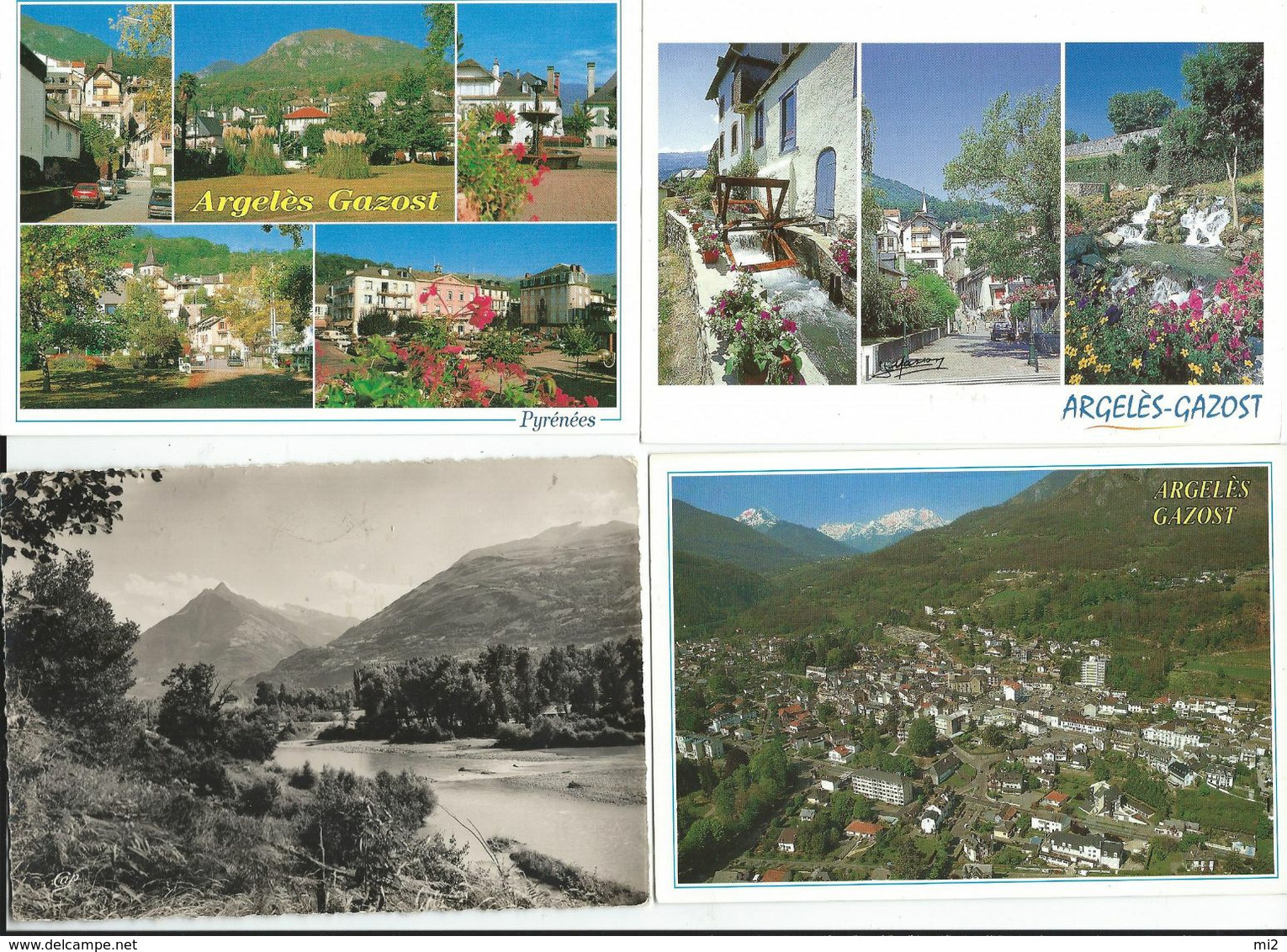 65 Argeles  Gazost Lot 6 Cartes Tout Scanné - Argeles Gazost