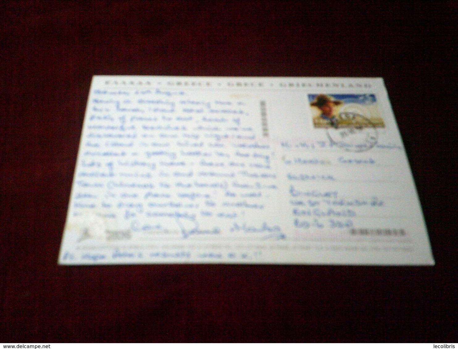 THASSOS  LIMENAS    ( 2002  TIMBRE SCOUT   ) LE 26 08 2002 - Lettres & Documents