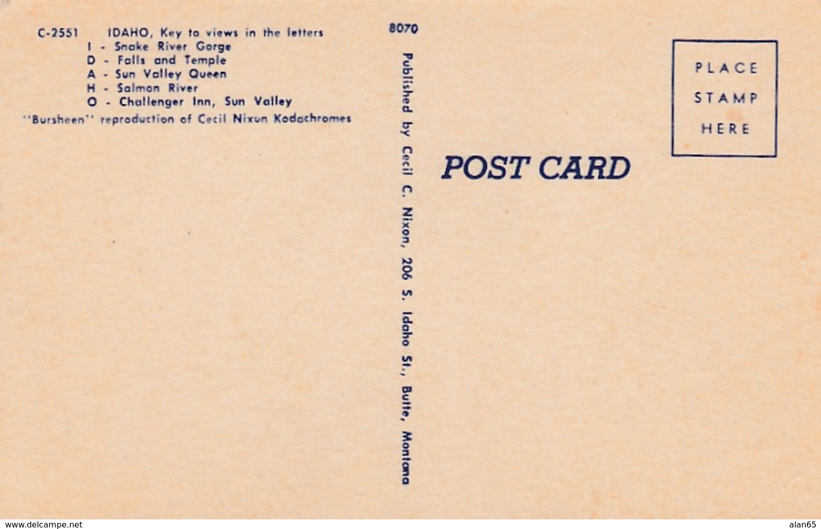 Idaho Large Letter Greetings, Skiing State Capitol Building, C1930s/40s Linen Postcard - Autres & Non Classés