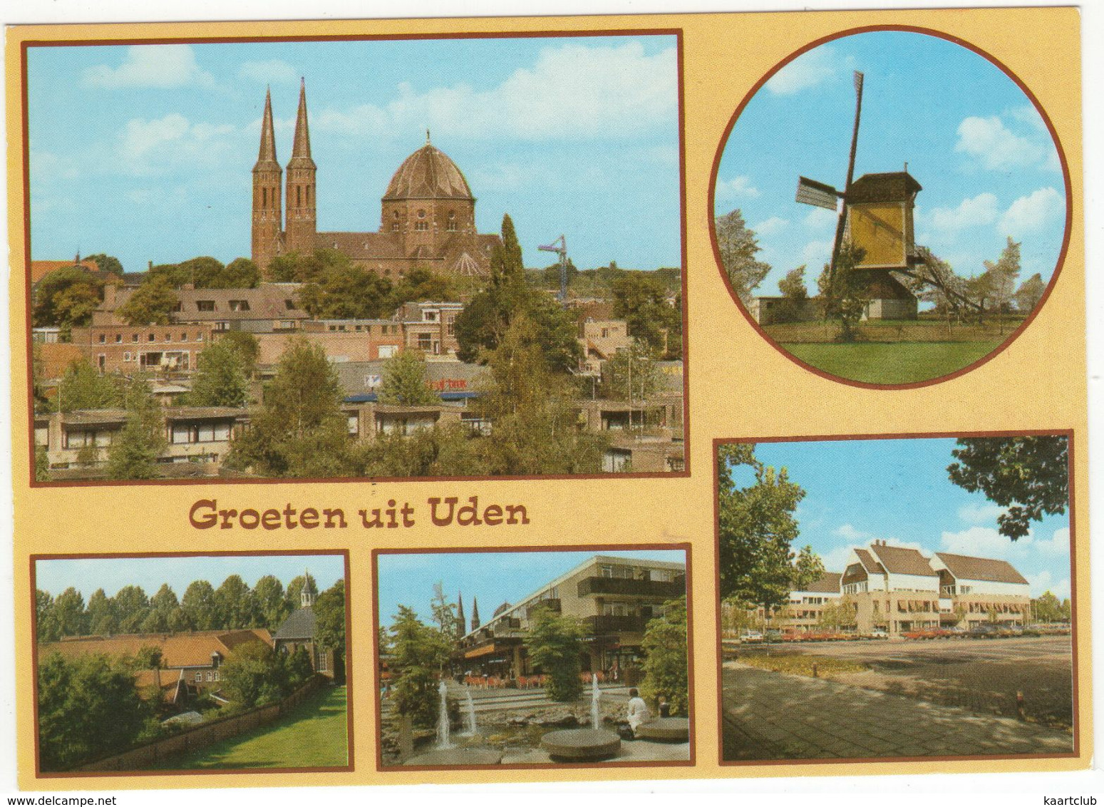 Uden : St. Petrus-kerk, Standaardmolen 'Molen Van Jetten', Birgittinessen Klooster, Galery, Gem. Huis - Uden