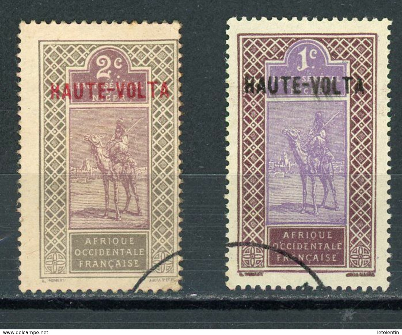 HAUTE VOLTA (RF) - DIVERS - N°Yt  1+2 Obli. - Gebraucht