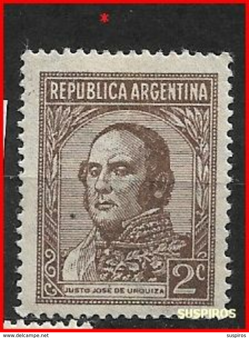 ARGENTINA 1935 Argentini Famosi   JUSTO JOSE DE URQUIZA  * - Nuevos
