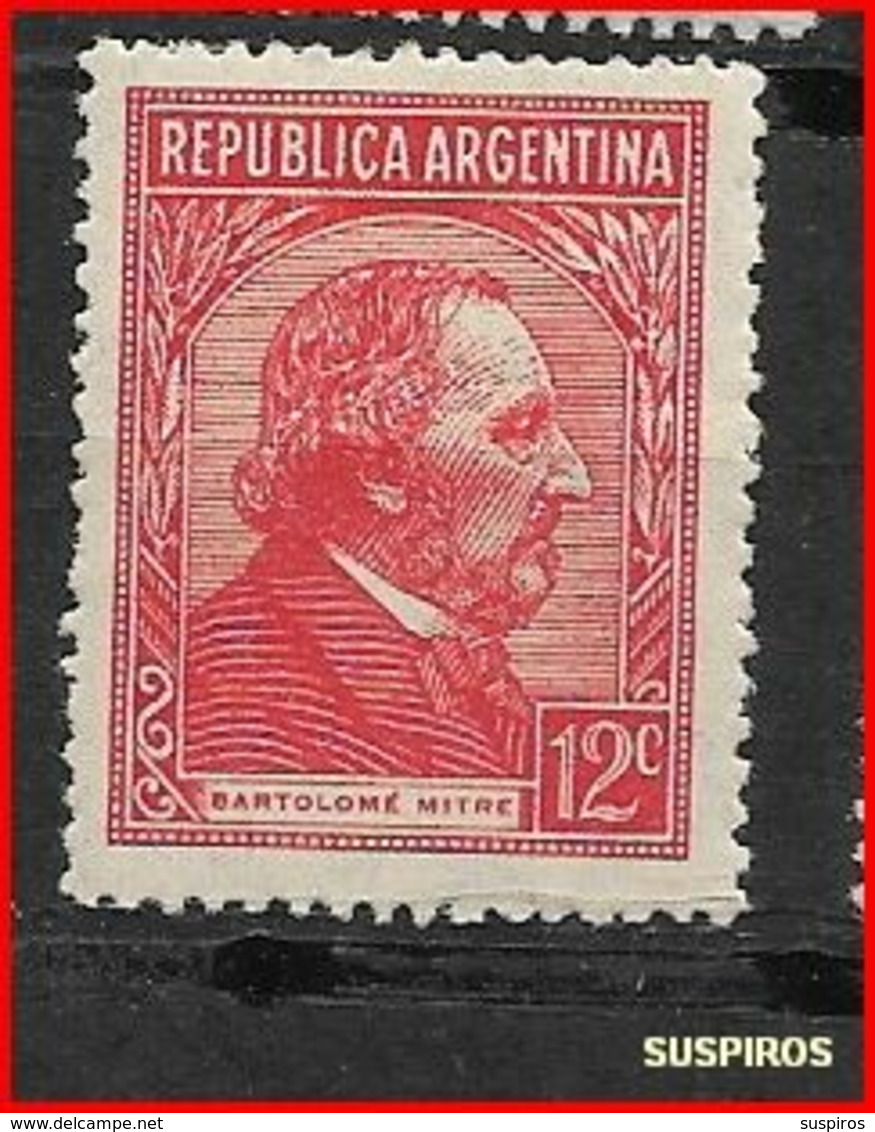 ARGENTINA 1935 Argentini Famosi    BARTOLOME MITRE PRESIDENT ** - Unused Stamps