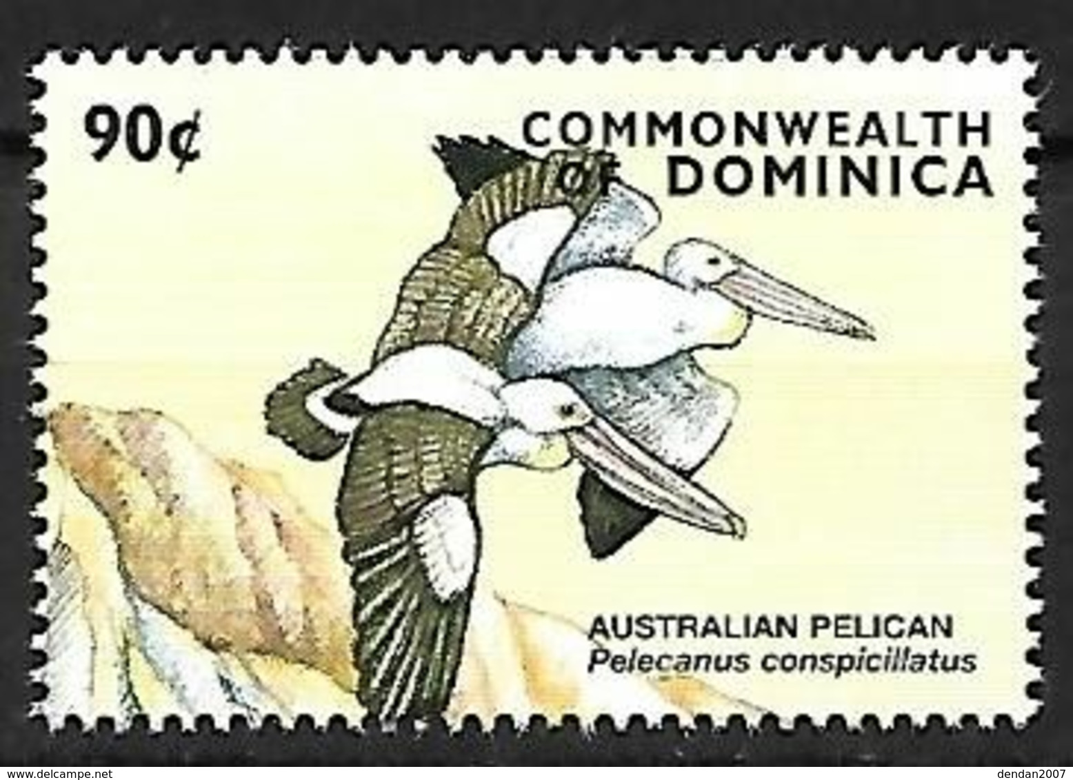 Dominica - MNH ** 1998 :   Australian Pelican  -  Pelecanus Conspicillatus - Pelícanos