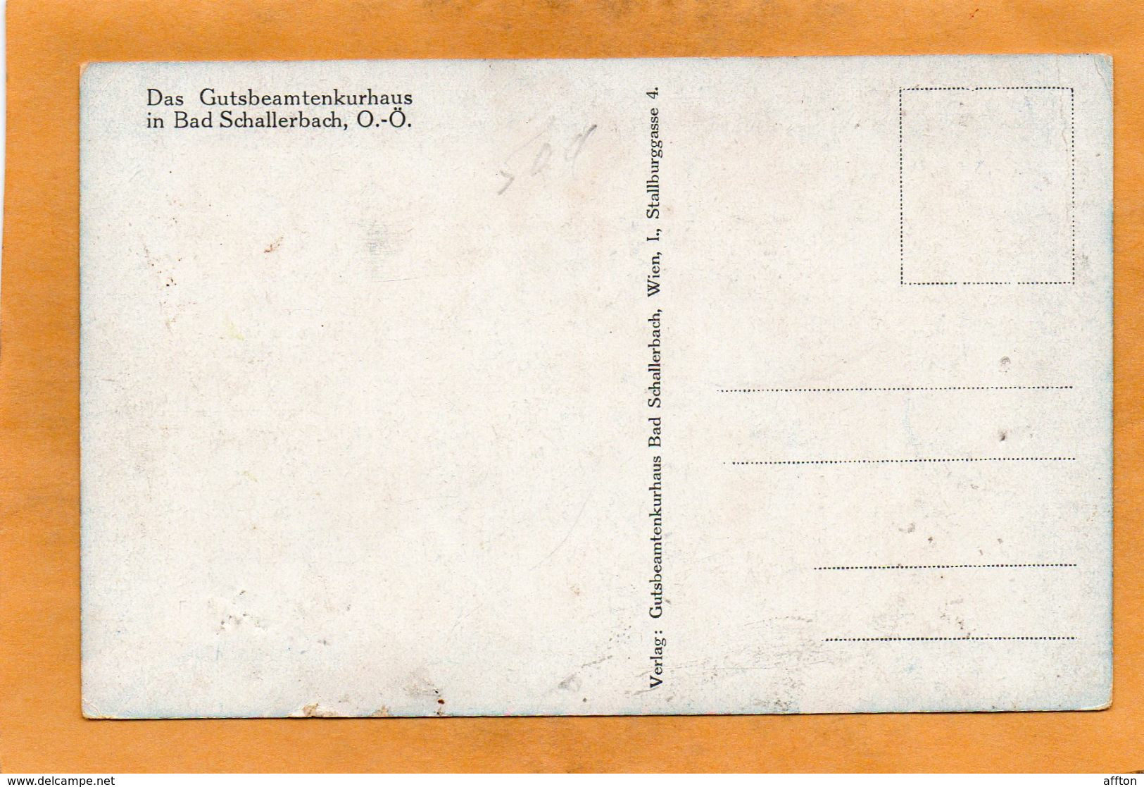Bad Schallerbach 1910  Postcard - Bad Schallerbach
