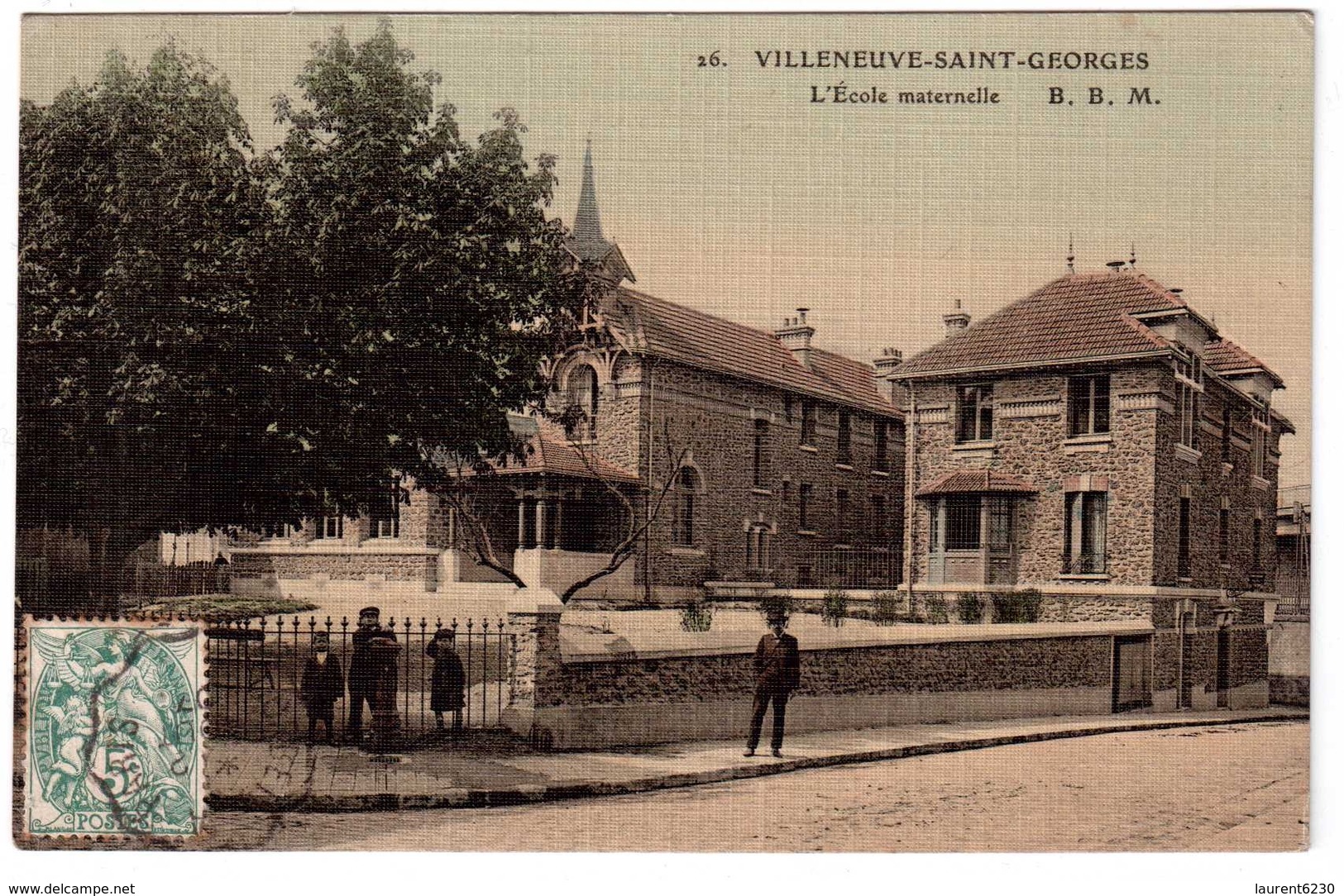 Villeneuve-Saint-Georges - L'école Maternelle - édit. B.B.M. 26 + Verso - Villeneuve Saint Georges