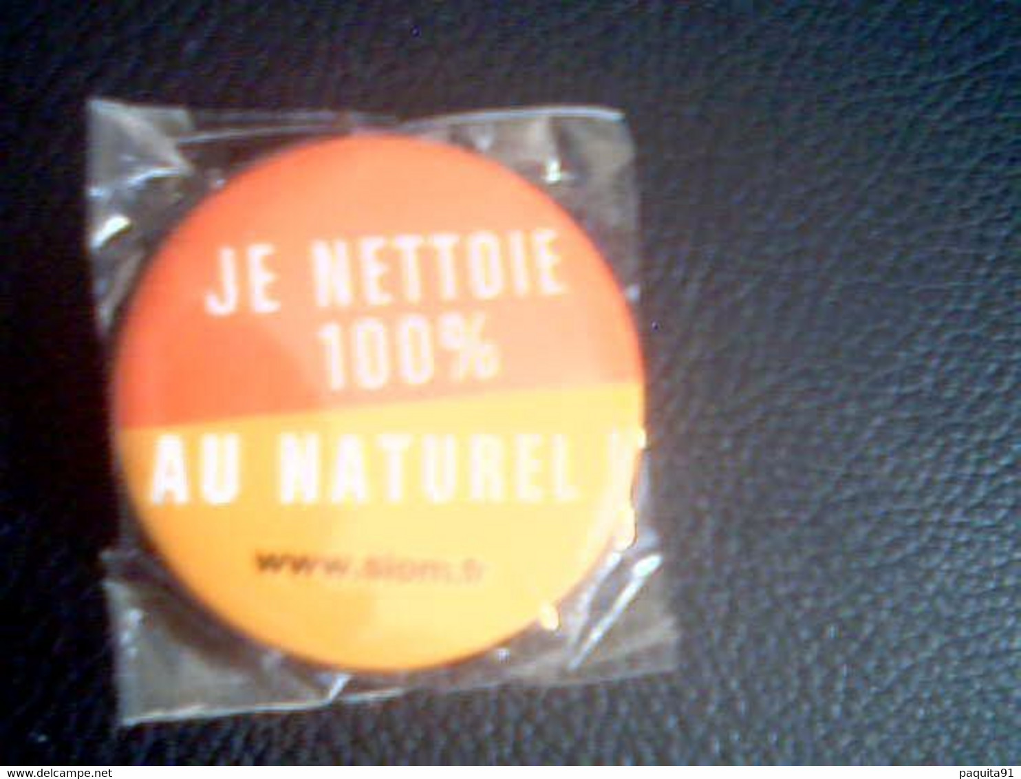 Aimant Métal "Je Nettoie 100 % Au Naturel",neuf Et Emballé - Other & Unclassified