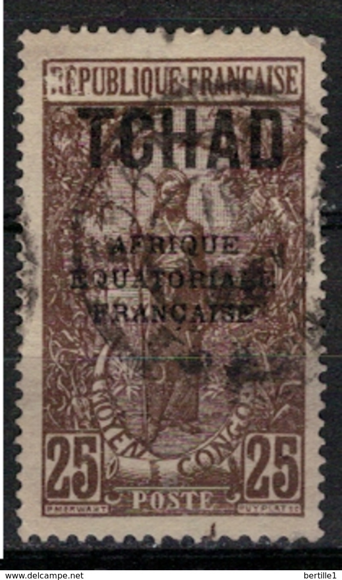 TCHAD       N°  YVERT :     26  ( 11 ) OBLITERE       ( OB   9 / 05 ) - Used Stamps