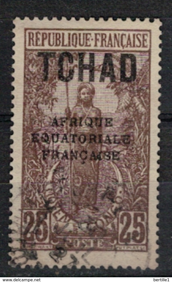 TCHAD       N°  YVERT :     26  ( 13 ) OBLITERE       ( OB   9 / 05) - Used Stamps